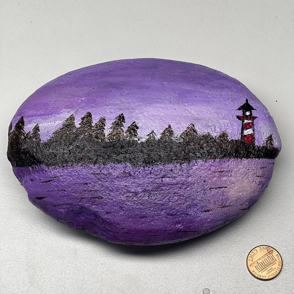 Hand Painted Rock - Picture 3 of 3